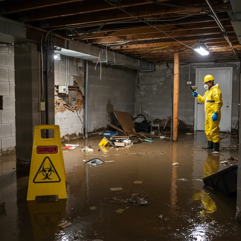 Flooded Basement Electrical Hazard in Hickam Field, HI Property